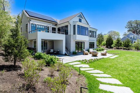 Waterfront Side of House, Early Spring Photos